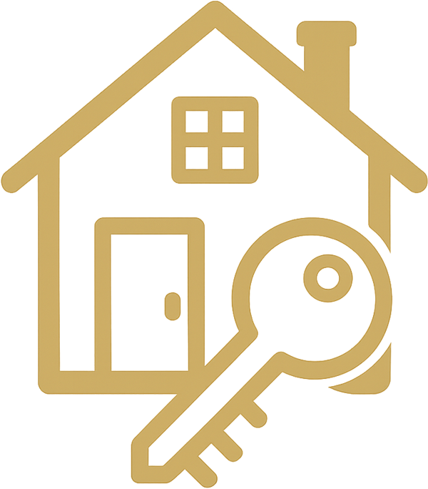 House With A Key Icon